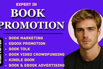 do book promotion, trailer, and ebook marketing using amazon KDP ads