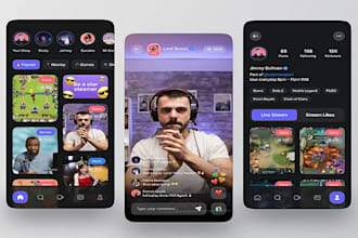 build tiktok clone app, bigo live app, live streaming app with admin panel
