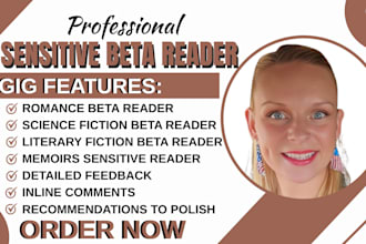 be your sensitivity beta reader for romance, historical literary fiction, memoir