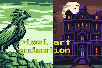 create professional pixel art, sprite sheets, animations for games and nfts
