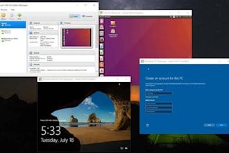 create a custom virtual machine with your os of choice