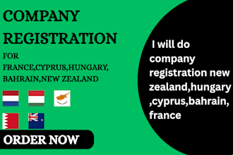 do company registration in poland,france,hungary,bahrain,newzealand,cyprus