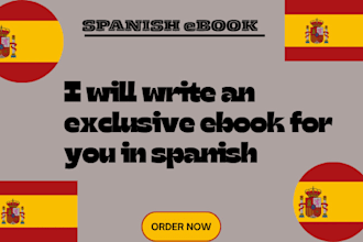 write an exclusive ebook for you in spanish