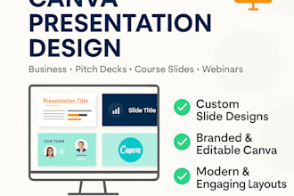 create a stunning powerpoint and canva presentation design