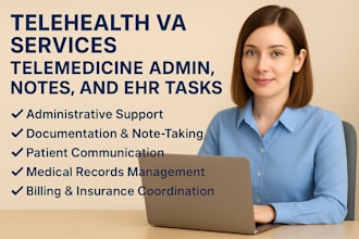 provide telehealth VA services, telehealth scheduling, notes, patient support