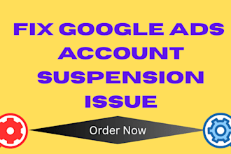 reinstate google ads account suspension and fix ads policy issue