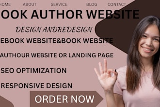 do book author website, ebook author website, book website