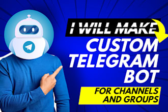 create custom telegram bots for groups and channels