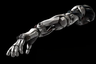 do 3d design robotics, bionic prosthetics and wearables arm