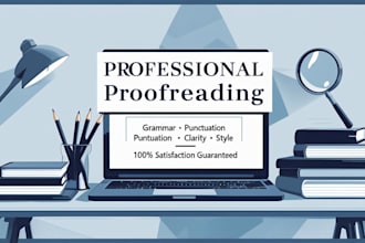 proofread any writings in english or spanish