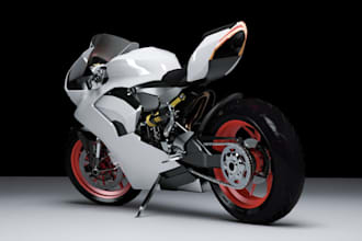 ue5 motorcycle model,3d realistic sportbike,motorcycle body work,cyborg bike,pbr