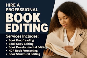 edit, proofread memoir, poetry, fantasy, fiction novel developmental book editor