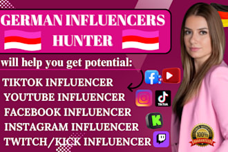 search for the best german speaking influencers for your brand growth