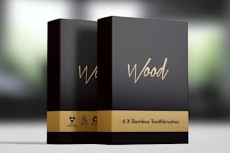design creative product packaging, labels, box designs, and 3d mockups that sell