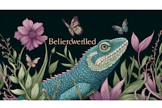 make any floral, animal or botanical art