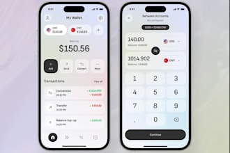 build a easy to use fintech app, investment app, wallet app