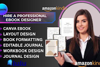 design canva ebook, digital planner, kdp journal, workbook, lead magnet for kdp