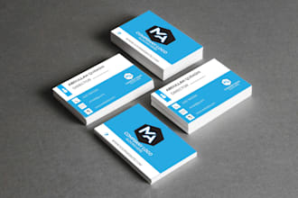 do clean and minimal business card design
