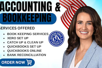 do quickbooks online bookkeeping, setup, cleanup, and catch up