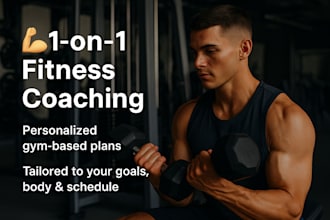 create a custom gym workout plan for your fitness goals