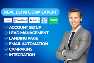 setup lofty crm website, chime, boldtrail, follow up boss, kvcore, kvcore crm