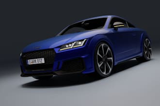 render 3d racing car,body kits,rimac,dnd car sculpting,audi,car wrap,pbr texture