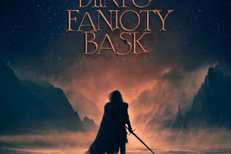 create an epic fantasy book cover