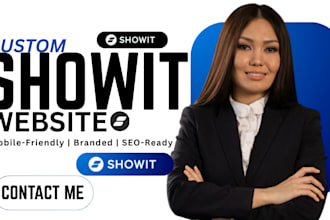 update, design and customize your mobile friendly showit website and brand