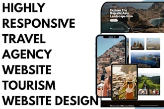 build responsive tourism website travel agency website tour website on wordpress
