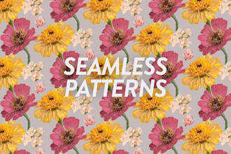 create patterns with the elements of your choice