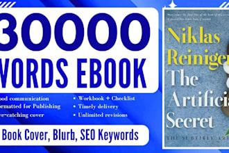 write amazon kindle 30,000 words book ebook writer ghostwriter ghost book writer