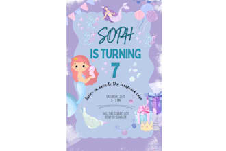 design custom invitations for print or digital use