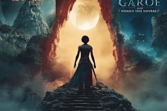 design premium fantasy and horror book cover art or e book design