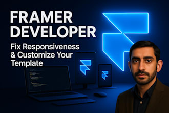 fix framer website responsiveness issues and customize your template