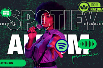 do spotify album promotion and spotify music track promotion