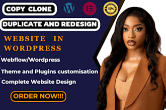 copy clone duplicate wordpress website design wordpress website with elementor