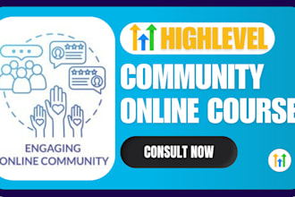 setup go highlevel online community and online course skool, circle so, kajabi