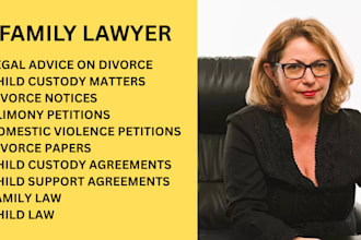 be your lawyer in civil, criminal, family, divorce and tort law disputes