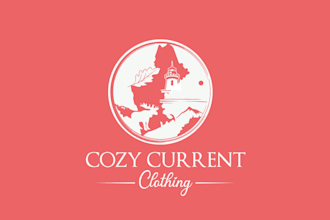 design cozy current clothing logo