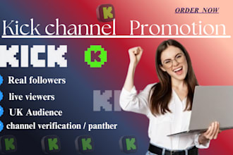 do organic kick channel promotion to your niche gain viewers charter hit partner