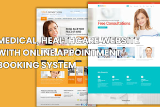 build, design, redesign medical, healthcare, doctor, hospital wordpress website