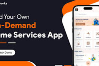 build on demand service provider app, home service cleaning app handyman app