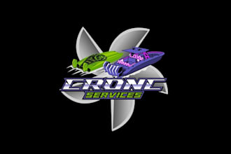 design unique fast boating captain logo
