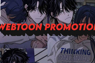 promote your webtoon, manga, tapas, webcomic, wattpad with organic growth