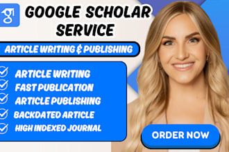write and publish your research article in a google scholar  indexed journal