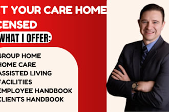 write license documents for group home, home care,nemt,assisted living facility