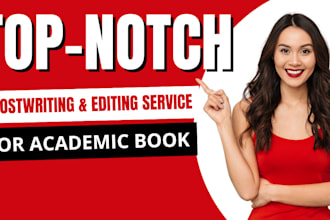 be your academic research ghostwriter