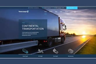 create wordpress medical courier website for home care, medical supply delivery