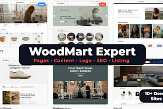 design a premium wordpress ecommerce website using woodmart