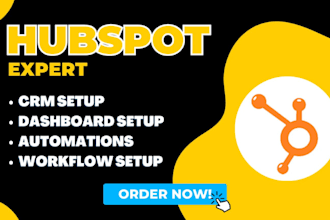 setup hubspot crm, custom integrations and sales automation